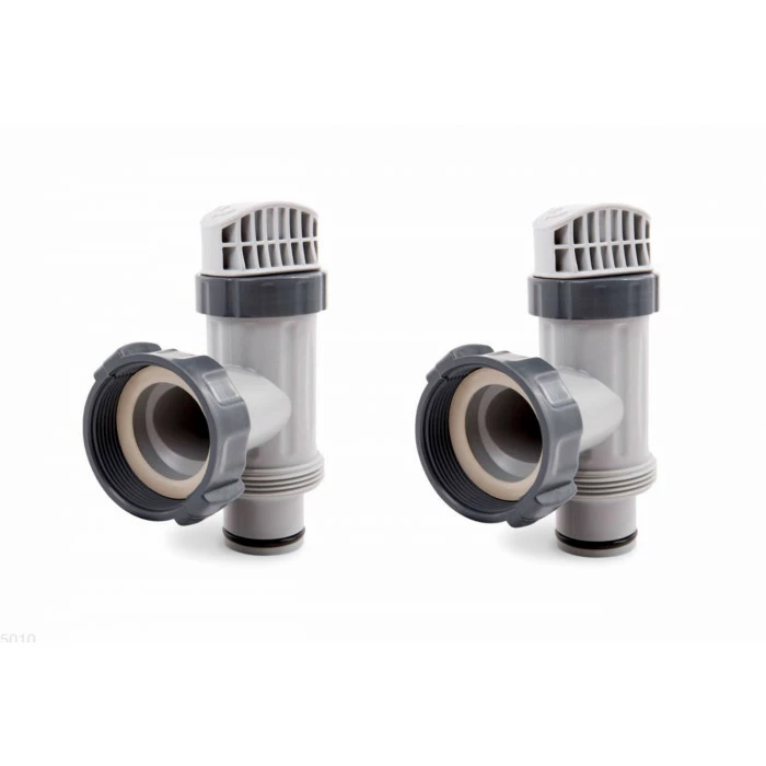Lot De 2 Vannes D'arrêt 38 Mm Pour Piscine INTEX 1 Lot De 2 Vannes D'arrêt 38 Mm Pour Piscine INTEX