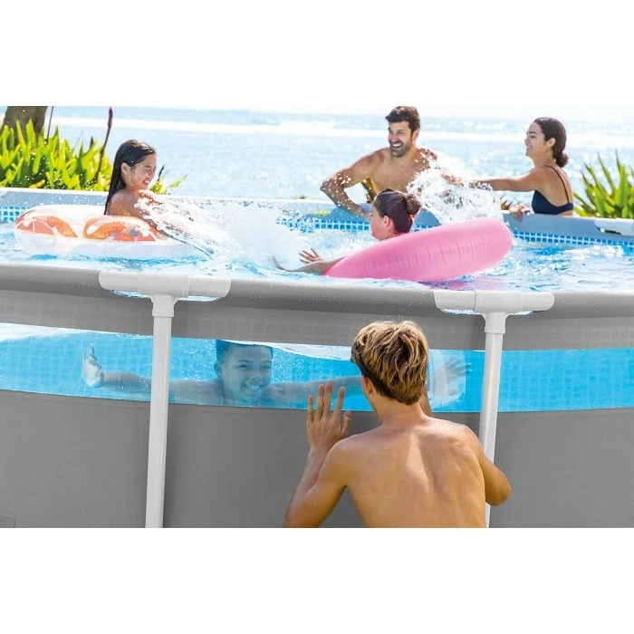 Piscine Tubulaire Ronde Intex Prism Frame Clear Window 4,88 X 1,22 M 3 Piscine Tubulaire Ronde Intex Prism Frame Clear Window 4,88 X 1,22 M – Image 3