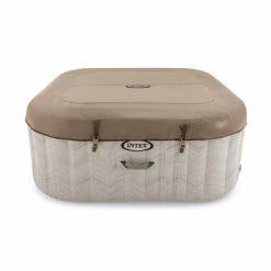 Spa Gonflable Intex PureSpa Chevron 4 Places -piscine Soldes 28446ex spa gonflable chevron 4 places