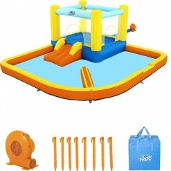 Aire De Jeux Bestway Beach Bounce (soufflerie En Continu) -piscine Soldes 53381 pack complet min