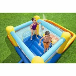Aire De Jeux Bestway Beach Bounce (soufflerie En Continu) -piscine Soldes 53381 trampoline min