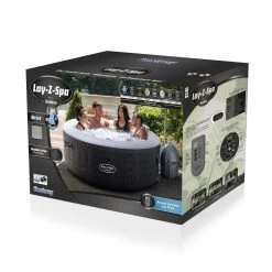 Spa Gonflable Bestway Lay-Z Spa HAVANA AirJet 4 Places -piscine Soldes 54298 carton reduit min 1