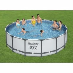Piscine Tubulaire Ronde Bestway Power Steel 4,88 X 1,22 M -piscine Soldes 5612z 3