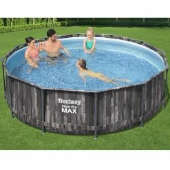 Piscine Tubulaire Ronde Bestway Steel Pro Max Imitation Bois 3,66 X 1,00 M 10 Piscine Tubulaire Ronde Bestway Steel Pro Max Imitation Bois 3,66 X 1,00 M -piscine Soldes 5614x