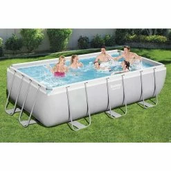 Piscine Tubulaire Rectangulaire Bestway Power Steel 4,04 X 2,01 X 1 M Avec Filtre à Sable 9 Piscine Tubulaire Rectangulaire Bestway Power Steel 4,04 X 2,01 X 1 M Avec Filtre à Sable -piscine Soldes 56442 3