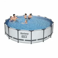 Piscine Tubulaire Ronde Bestway Steel Pro Max 4,57 X 1,07 M -piscine Soldes 56488 ambiance 1
