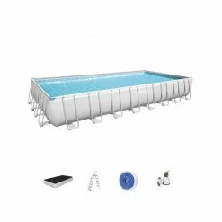 Piscine Tubulaire Rectangulaire Bestway Power Steel™ 9,56 X 4,88 X 1,32 M -piscine Soldes 56623 piscine tubulaire rectangulaire bestway power steeltm 9 56 x 4 88 x 1 32 m tout inclu