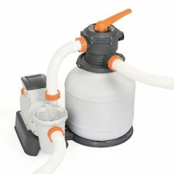 Piscine Tubulaire Rectangulaire Bestway Power Steel™ 9,56 X 4,88 X 1,32 M -piscine Soldes 56623 filtre sable