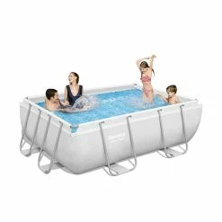 Piscine Tubulaire Rectangulaire Bestway Power Steel™ 2,82 X 1,96 X 0,84 M -piscine Soldes 56629 ambiance