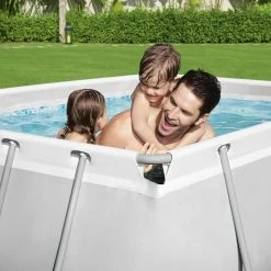 Piscine Tubulaire Rectangulaire Bestway Power Steel™ 2,82 X 1,96 X 0,84 M -piscine Soldes 56629 ambiance2