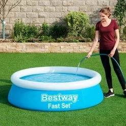 Piscine Autoportée Bestway Fast Set Ronde 1,83 X 0,51 M -piscine Soldes 57392 piscine autoportee bestway 2