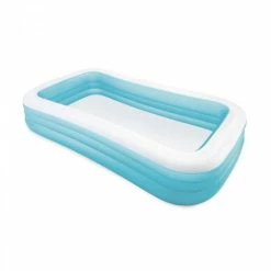 Piscine Gonflable Rectangulaire INTEX Family -piscine Soldes 58484np petite piscine givree 1