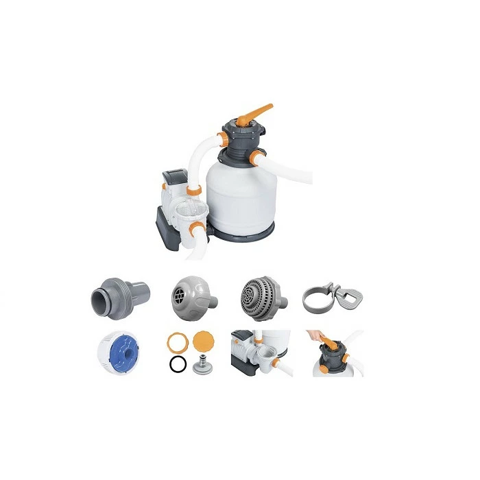Filtre à Sable Complet Bestway Flowclear 8,327 M³/h 4 Filtre à Sable Complet Bestway Flowclear 8,327 M³/h – Image 4