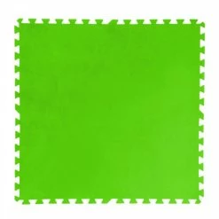 Lot De 9 Tapis De Sol Vert 81cm X 81cm à Assembler Pour Piscine Bestway