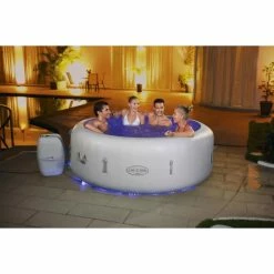 Spa Gonflable Bestway Lay-Z Spa PARIS AirJet 6 Places -piscine Soldes 60013 spa gonflable bestway paris air jet 4 6 places led bleu fonc