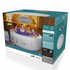 Spa Gonflable Bestway Lay-Z Spa PARIS AirJet 6 Places -piscine Soldes 60013 spa gonflable bestway paris air jet 4 6 places packaging
