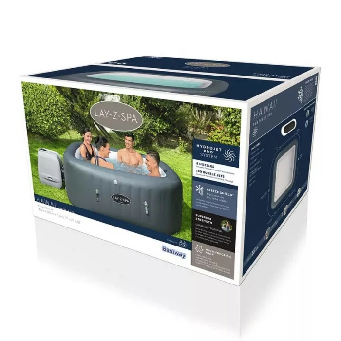 Spa Gonflable Bestway Lay-Z Spa HAWAII HydroJet Pro 6 Places 7 Spa Gonflable Bestway Lay-Z Spa HAWAII HydroJet Pro 6 Places – Image 7