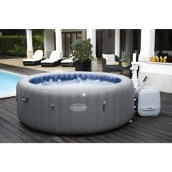 Spa Gonflable Bestway Lay-Z Spa SANTORINI HydroJet Pro 7 Places -piscine Soldes 60075 spa gonflable bestway lay z spa santorini ambiance 8
