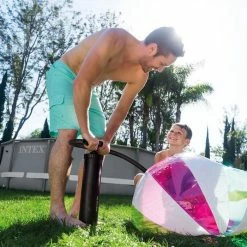 Gonfleur à Main Double Action Intex 3,3L 5 Gonfleur à Main Double Action Intex 3,3L -piscine Soldes 68615 gonfleur double action 1 min