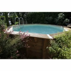 Piscine En Bois Octogonale Ubbink Océa 4,30 X 1,20 M - Liner Beige 9 Piscine En Bois Octogonale Ubbink Océa 4,30 X 1,20 M - Liner Beige -piscine Soldes 7504510 piscine bois octogonale ubbink ocea 580 beige ambiance 2 1