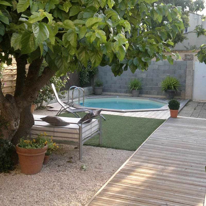 Piscine En Bois Octogonale Ubbink Océa 5,10 X 1,20 M - Liner Beige 4 Piscine En Bois Octogonale Ubbink Océa 5,10 X 1,20 M - Liner Beige – Image 4