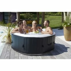 Spa Gonflable Ubbink Infinite Spa Octo Plus 4 Places -piscine Soldes 8680019 spa gonflable ubbink infinite spa octo plus 4 places ambiance 3