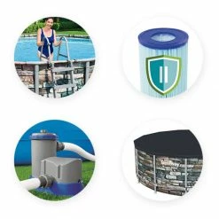 Piscine Tubulaire Bestway Power Steel Stone Ronde 4,27 X 1,22 M 16 Piscine Tubulaire Bestway Power Steel Stone Ronde 4,27 X 1,22 M -piscine Soldes accessoires piscine tubulaire bestway steel stone ronde 427 x 122 cm 1 1