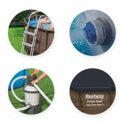 Piscine Tubulaire Bestway Power Steel Swim Vista Ovale 4,88 X 3,05 X 1,07 M 12 Piscine Tubulaire Bestway Power Steel Swim Vista Ovale 4,88 X 3,05 X 1,07 M -piscine Soldes accessoires piscine tubulaire bestway steel swim vista ovale 488 x 305 x 107 cm 1