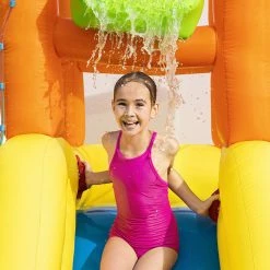 Aire De Jeux Avec Toboggan, Pataugeoire Et Canon à Eau Bestway Mont Splashmore -piscine Soldes aire jeux bestway mont splashmore 53345 3