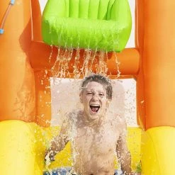 Aire De Jeux Avec Toboggan, Pataugeoire Et Canon à Eau Bestway Mont Splashmore -piscine Soldes aire jeux bestway mont splashmore 53345 4
