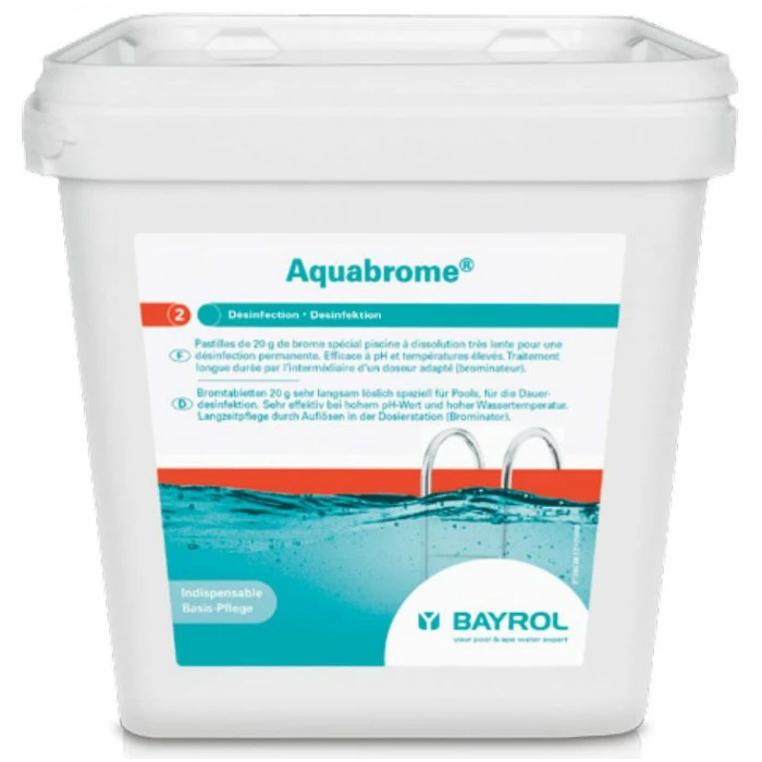 Bayrol Aquabrome - Pastilles De Brome à Dissolution Très Lente 10kg (2 Seaux De 5kg) 2 Bayrol Aquabrome - Pastilles De Brome à Dissolution Très Lente 10kg (2 Seaux De 5kg) – Image 2
