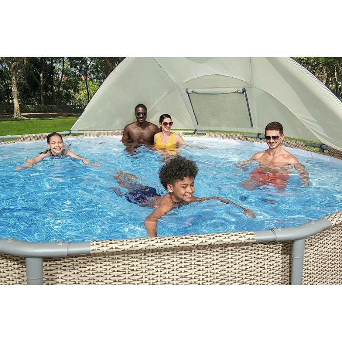 Auvent Pour Piscine Tubulaire Bestway Ø 3,05 à 5,49 M 5 Auvent Pour Piscine Tubulaire Bestway Ø 3,05 à 5,49 M – Image 5