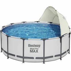 Auvent Pour Piscine Tubulaire Bestway Ø 3,05 à 5,49 M 17 Auvent Pour Piscine Tubulaire Bestway Ø 3,05 à 5,49 M -piscine Soldes auvent rond bestway 3