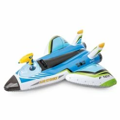 Avion Gonflable Intex + Pistolet à Eau - Bleu