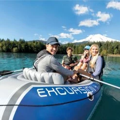 Set Bateau Gonflable 4 Places Intex Excursion 4 16 Set Bateau Gonflable 4 Places Intex Excursion 4 -piscine Soldes bateau intex excursion 4places 10