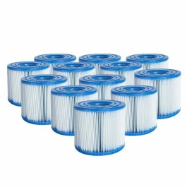 Lot De 12 Cartouches De Filtration Type H Pour Piscines Intex 1 Lot De 12 Cartouches De Filtration Type H Pour Piscines Intex