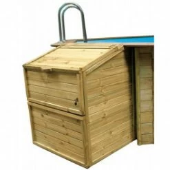 Coffre De Filtration En Bois Pour Piscine GRE