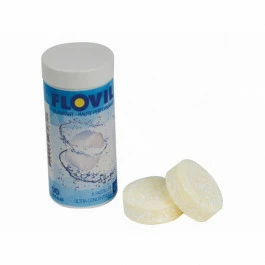 Flovil - Pack De 10 Tubes De 6 Pastilles De Floculant Ultra Concentré 1 Flovil - Pack De 10 Tubes De 6 Pastilles De Floculant Ultra Concentré