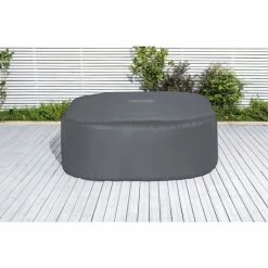 Couverture Thermique Pour Spa Carré Bestway L 180 X L 180 X H 71 Cm -piscine Soldes housse thermique carree energysense 180 m x 180 m x 71 cm lay z spa 1