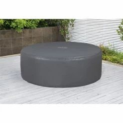 Couverture Thermique Pour Spa Rond Bestway Ø 196 X H 71 Cm -piscine Soldes housse thermique ronde energysense 196 m x 71 cm pour spa gonflable lay z spa 1