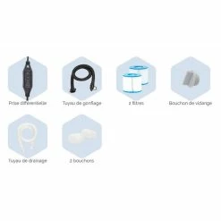PACK Spa Portable Netspa Vita Premium 4 à 6 Personnes + Mobilier 12 PACK Spa Portable Netspa Vita Premium 4 à 6 Personnes + Mobilier -piscine Soldes kit accessoires min