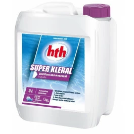 HTH Super Kleral - Clarifiant Non Moussant Liquide 3L 1 HTH Super Kleral - Clarifiant Non Moussant Liquide 3L