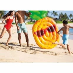 Devant -piscine Soldes matelas gonflable intex ananas 2