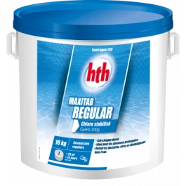 HTH Maxitab Regular 10kg - Galets De Chlore Stabilisé 500gr 1 HTH Maxitab Regular 10kg - Galets De Chlore Stabilisé 500gr