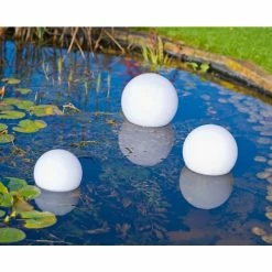 Pack Boules LED Ubbink Multibright Solar Float - 3 Tailles