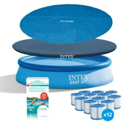 Pack Piscine Autoportante Easy Set Intex 3,05 X 0,76 M + Essentiels 1 Pack Piscine Autoportante Easy Set Intex 3,05 X 0,76 M + Essentiels