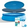 Pack Piscine Autoportée Easy Set Intex 3,96 X 0,84 M + Essentiels