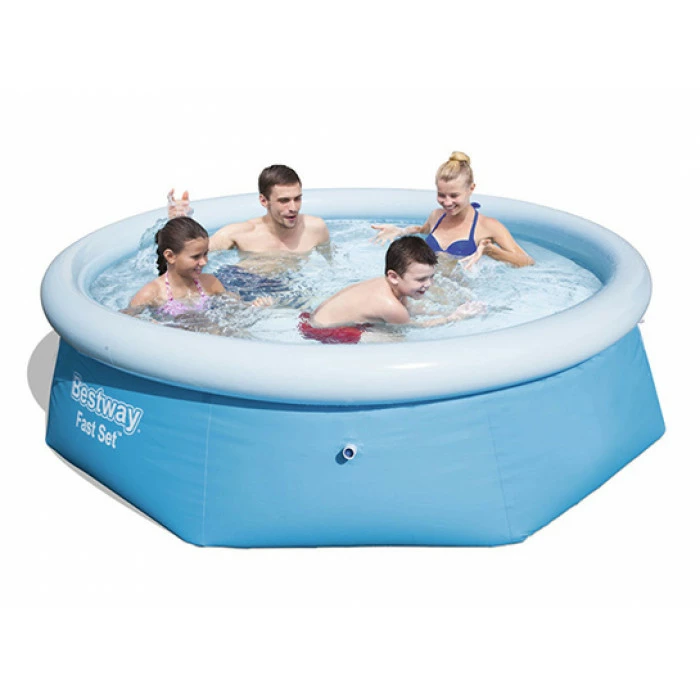 Piscine Hors Sol Bestway Fast Set 2,44 X 0,61 M Avec Filtre à Cartouche 2 Piscine Hors Sol Bestway Fast Set 2,44 X 0,61 M Avec Filtre à Cartouche – Image 2