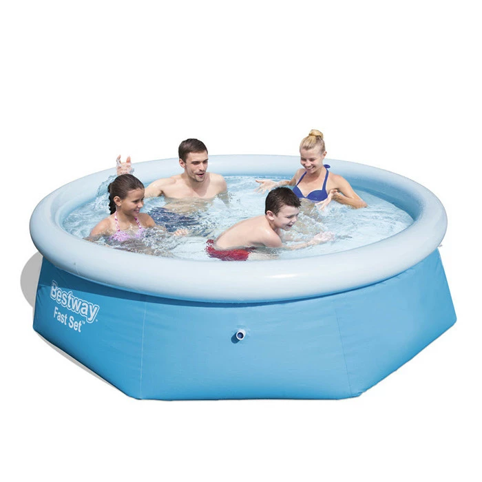 Piscine Hors Sol Bestway Fast Set 2,44 X 0,61 M Avec Filtre à Cartouche 1 Piscine Hors Sol Bestway Fast Set 2,44 X 0,61 M Avec Filtre à Cartouche