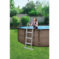 Piscine Tubulaire Ronde Bestway Steel Pro Max 3,66 X 1,00 M -piscine Soldes piscine bestway imitation bois 366 5